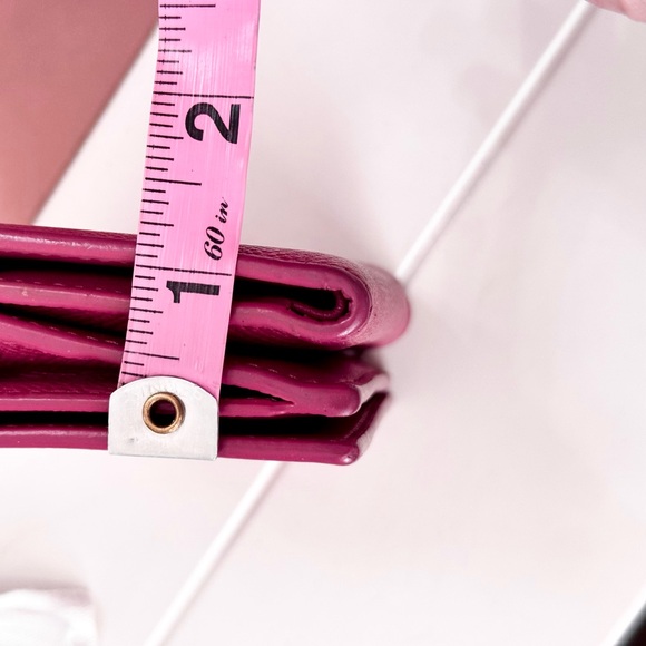 Pink Dior Compact Trifold Wallet - Picture 13 of 14